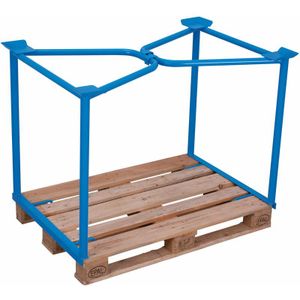 Variofit - Palettenaufsatz Typ 65 aus Stahl 1200x1000mm Maße, 1600mm Höhe