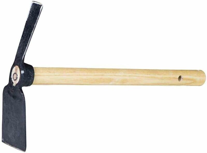 Mini Hacke 1-zinkig 450mm für Hochbeete Grubber Hacken Gartenhacke Terrasse neu