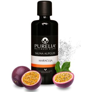 Saunaaufguss Konzentrat Maracuja 100 ml natürlicher Sauna-aufguss - reine ätherische Öle - Purelia