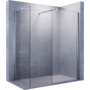 Walk In Dusche Duschwand Duschabtrennung Duschkabine mit Stabilisator Nano esg Glas 8mm 100x200cm mit 70cm Seitenteil