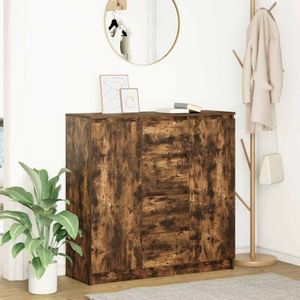 Torana - Sideboard mit Schubladen Räuchereiche 100,5x35x98,5 cm
