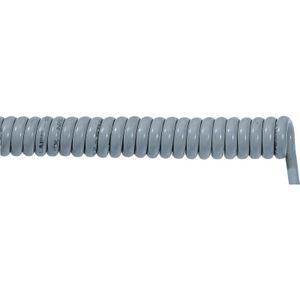 73220304 Spiralkabel unitronic® spiral LiF2Y11Y 500 mm / 2000 mm 2 x 0.14 mm² Grau 1 St. - Lapp