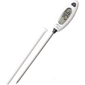 Fitags - Kochthermometer mit langer Sonde, digitales Küchenthermometer, sofortige Anzeige in 5 Sekunden, LCD-Großbildschirm, Fleischthermometer,