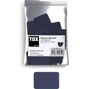 Unterlegplatten 60x40 mm Distance Allround 2 mm (25 Stk.)