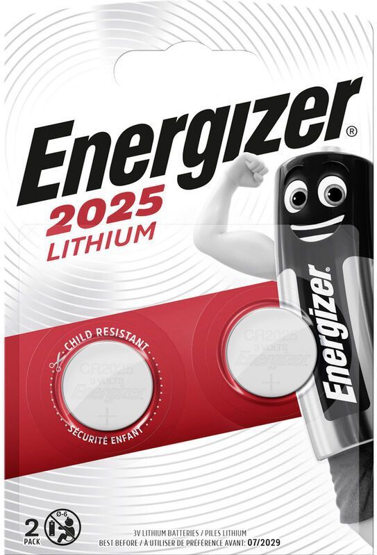 Energizer - Knopfzelle cr 2025 3 v 2 St. 163 mAh Lithium CR2025