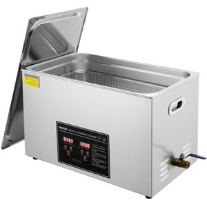 Mophorn - vevor Ultraschallreiniger Ultraschall Edelstahl-Reinigungsgerät 752 w, 30 l Ultraschallreinigungsgerät mit Digitaler Anzeige 0-30 Min,