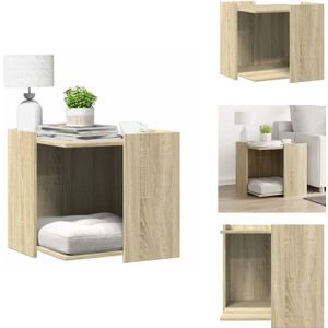 Vidaxl - Katzenklo Sonoma Eiche 53x53x51 cm Holzwerkstoff - Katzenklo - Katzentoilette - Katzenklo Möbel - Katzentoilette Möbel