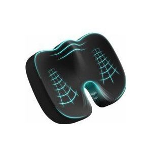 Gabrielle - Steißbeinkissen, Memory-Schaum-Sitzkissen, ergonomisches Kissen für Büro, Auto, Rollstuhl