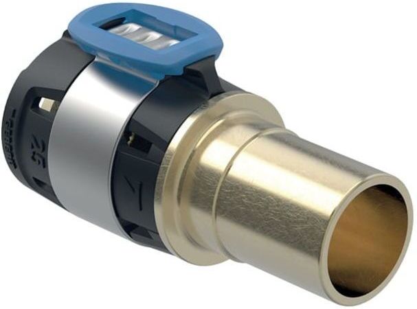FlowFit Übergang 620242001 dn 15/20, ø 20/22 mm, 7 cm, mit Einschubende - Geberit