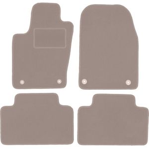 Beige Velours-Fußmatten für: Dodge Durango III FL SUV (2013-2020)