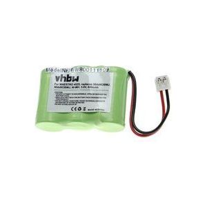 Vhbw - 1x Akku kompatibel mit Nippon 3000 schnurlos Festnetz Telefon (600 mAh, 3,6 v, NiMH)