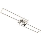 Led Deckenleuchte cct Dimmbar Fernbedienung 40W silber Metall Briloner