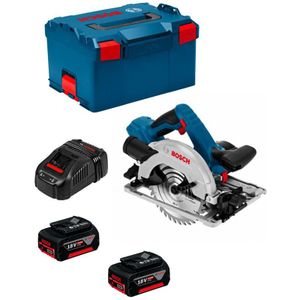 Kreissäge Bosch gks 18V-57 g (2 x 5,0 Ah + GAL1880CV + L-Boxx 238)