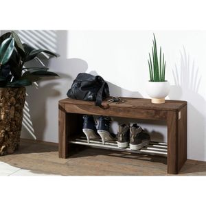 Schuhregal Sheesham 81x30x40 smoked cherry gebeizt toronto 145