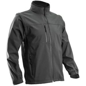 Coverguard - Yang 2 in 1 Jacke grau Softshell abnehmbare Ärmel Größe l
