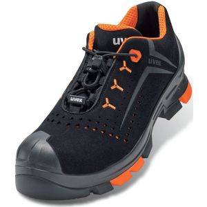 2 Sicherheits-Halbschuh gelocht Gr. 45 W11 S1PL esd sr schw/or 6501.2 - Uvex