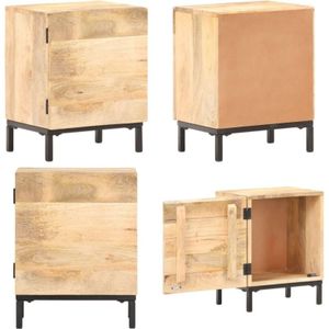 Vidaxl - Nachttisch 40x30x51 cm Mango Massivholz - Nachttisch - Wohnzimmer - Esszimmer - Schlafzimmer - Holzmöbel - Home & Living