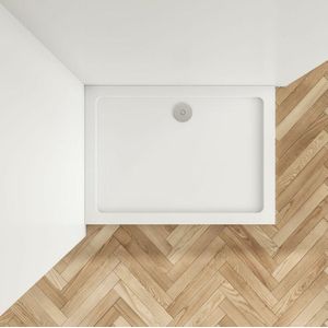 90x70x3cm Rechteck Duschwanne mit Ablaufgarnitur