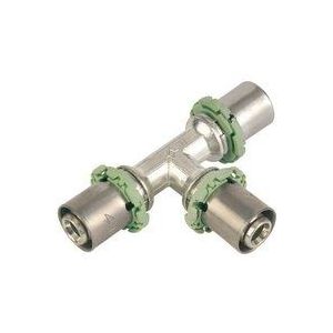 Comap - Pressfitting für Metallverbundrohr, T-Stück, Mittelgang reduziert, 26x16x26mm