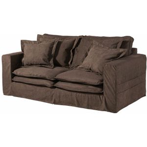 Hussensofa 2-Sitzer196x108x76 taupe kingston