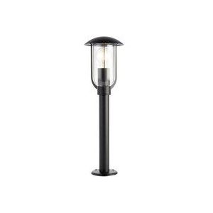 Endon Quinn Classic Outdoor-Bodenpfostenpoller Strukturiert Schwarz, IP44