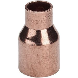 Absatznippel 95243 in 15mm Außenlötende x 10mm Kupfer - Viega