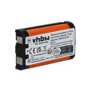 Akku kompatibel mit Panasonic KX-FPG379, KX-FPG391, KX-TG2314, KX-TG2322B, KX-TG2335S, KX-TG2336 schnurlos Festnetz Telefon (850mAh, 3,6V, NiMH)