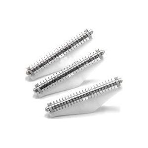 Klingenblock kompatibel mit Remington MS3-2700, MS3-3000, MS3-3500, MS3-3700 Rasierer, Silber - Vhbw