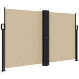 Vidaxl - Seitenmarkise Ausziehbar Beige 140x1200 cm