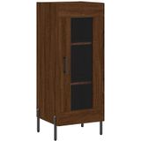 Sideboard Braun Eichen-Optik 34,5x34x90 cm Holzwerkstoff Vidaxl