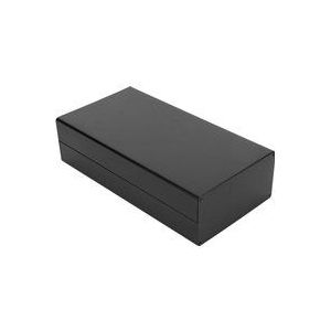 Aluminium-Leiterplatten-Verstärker-Instrumentengehäuse, elektronische Projektbox, elektronische Projektbox, 80 x 160 x 300 mm, Schwarz - Lycxames