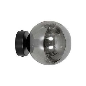 Emibig Lighting - Emibig rossi Schwarze Wandlampe mit Graphitglasschirmen, 1x E14