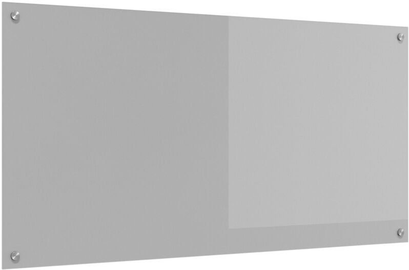 Vidaxl - Küchenrückwand in Hellgrau 120x60x0,6 cm aus Sicherheitsglas
