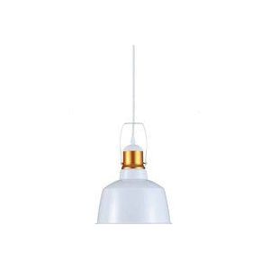 V-tac - Pendel Leuchte alu Esszimmer Küchen Decken Hänge Lampe weiß gold E27 Vtac 3729