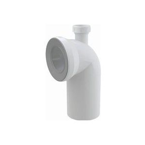 Alcadrain WC-Anschlussbogen 90° mit Anschluss DN40