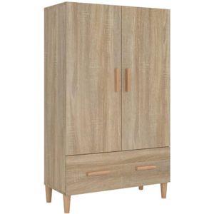 Highboard Sonoma-Eiche 70x31x115 cm Holzwerkstoff Vidaxl