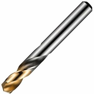 Kurzbohrer mit zylindrischem Schaft hss din 1897N 135° TiN-Tip Dormer 11,9 mm