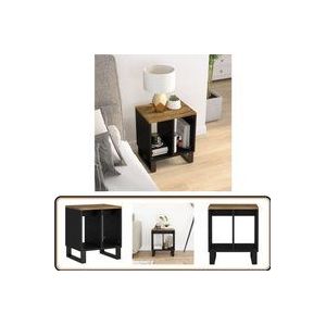 Vidaxl - Beistelltisch 40x31x46 cm Massivholz Mango & Holzwerkstoff - Mangoholz Tisch - Beistelltisch - Wohnzimmer Deko - Couchtisch - Side Table