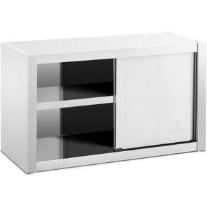 Wandhängeschrank Schiebetür Hängeschrank Edelstahl Hängeoberschrank 100 x 45 cm