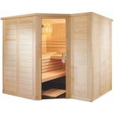Sentiotec - Harvia Polaris Large Massivsauna aus Fichte Saunakabine ca. 234x206x204 cm