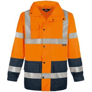 Vizwell - Warnschutz Regenjacke atmungsaktiv VW61 Gr. 2XL orange