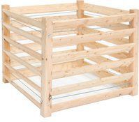 Westmann Holz Komposter, Kompostkiste 800 l Volumen natur 100 x 100 x 80 cm (B x T x H)