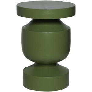 sweeek - Beistelltisch, Sofaende, Nachttisch aus Metall, Ø30,5 x H 46,5 cm