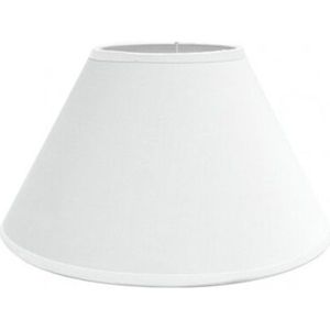Fabrilamp - fab 157323501 Klarer Lampenschirm E27 Weiß 35dx18dx23h Geschlossen Konisch