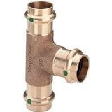 Viega - Sanpress T-Stück 283568 54 x 28 x 54 mm, mit SC-Contur, Rotguss oder Siliziumbronze