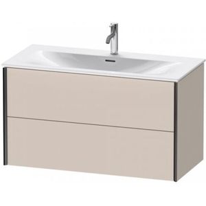 Durait XViu 4135 Waschtischunterbau wandhängend, 2 Schubkästen,