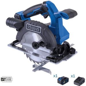 Scheppach - Kreissage 20V Akku 4.0Ah und Ladegerat ixes bc-hcs165-x