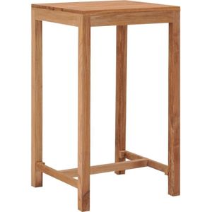 Vidaxl - Outdoor-Bartisch 60x60x105 Massivholz Teak