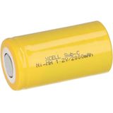 Akku Sub-C 1,2V / 2000mAh X2000SCR Hochstrom - Xcell