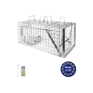Petigi - Lebendfalle Ratten Marder Rattenfalle Lebend Garten Kaninchen Abwehr Umsiedeln Falle Haus Marder Zubehör Vertreiben Dachboden 80 x 34 x 34